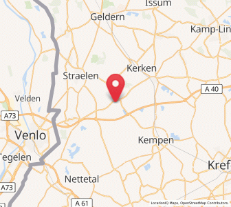 Map of Wachtendonk, North Rhine-Westphalia