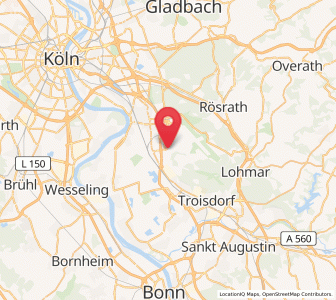 Map of Wahn-Heide, North Rhine-Westphalia