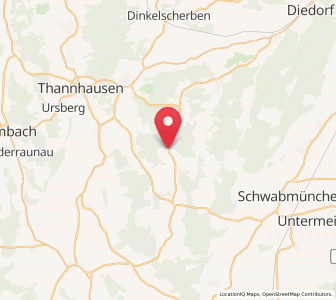 Map of Walkertshofen, Bavaria