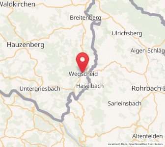 Map of Wegscheid, Bavaria