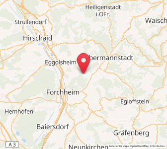 Map of Weilersbach, Bavaria