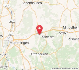 Map of Westerheim, Bavaria
