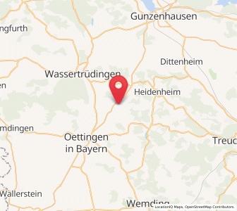 Map of Westheim, Bavaria