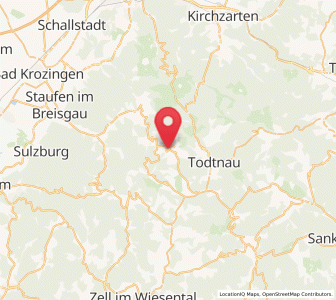 Map of Wieden, Baden-Wurttemberg