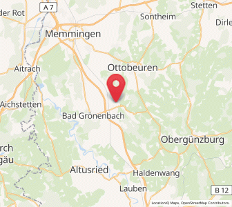 Map of Wolfertschwenden, Bavaria