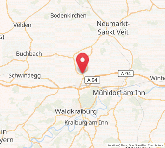 Map of Zangberg, Bavaria