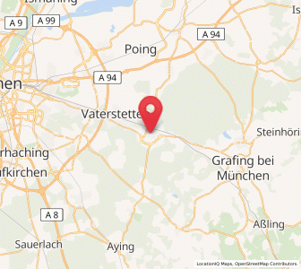 Map of Zorneding, Bavaria