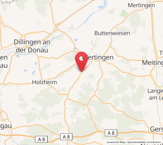 Map of Zusamaltheim, Bavaria