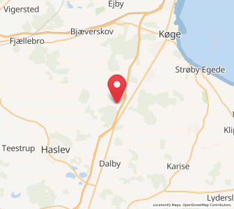Map of Algestrup, Zealand