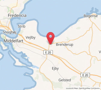 Map of Båring, South Denmark