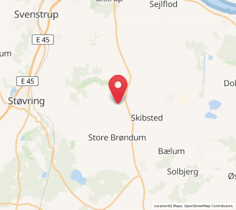 Map of Blenstrup, North Denmark