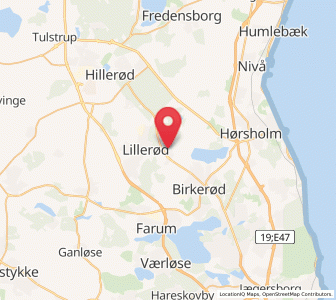 Map of Blovstrød, Capital Region