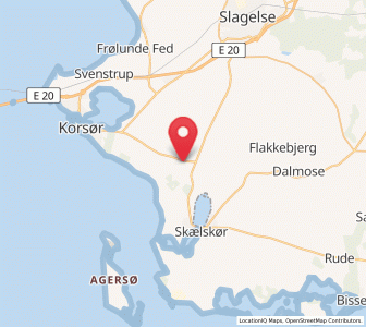 Map of Boeslunde, Zealand