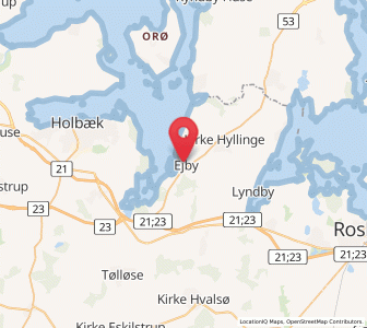 Map of Ejby, Zealand