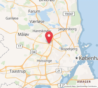Map of Herlev, Capital Region
