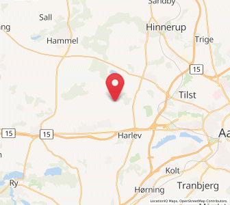 Map of Herskind, Central Jutland