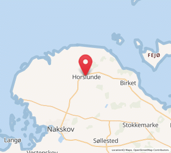 Map of Horslunde, Zealand