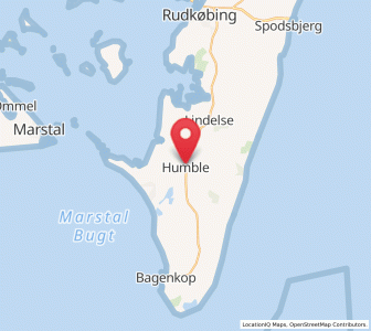 Map of Humble, South Denmark