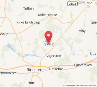 Map of Jystrup, Zealand