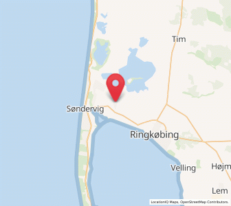 Map of Kloster, Central Jutland