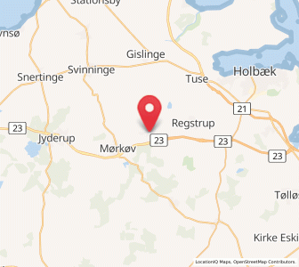 Map of Knabstrup, Zealand