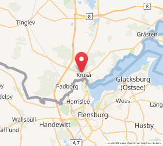Map of Kruså, South Denmark