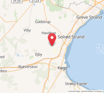 Map of Lille Skensved, Zealand