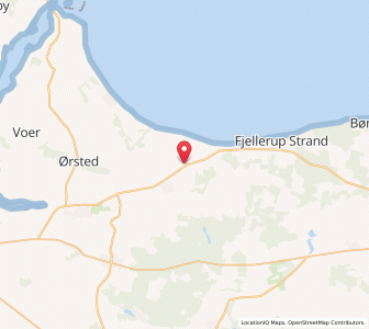 Map of Lystrup, Central Jutland