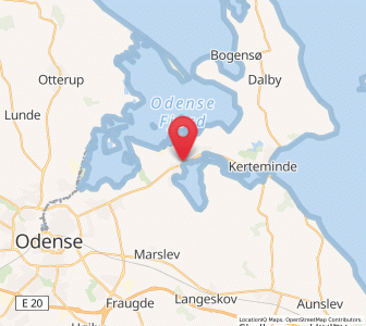 Map of Munkebo, South Denmark