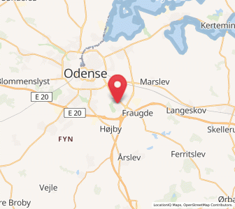Map of Neder Holluf, South Denmark