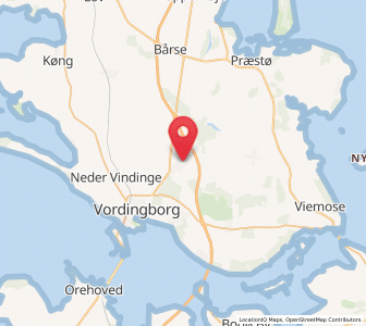 Map of Ørslev, Zealand