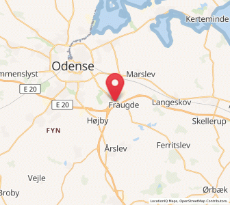 Map of Over Holluf, South Denmark