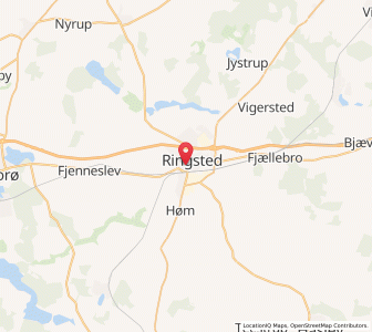 Map of Ringsted, Zealand