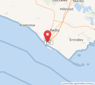 Map of Rødbyhavn, Zealand