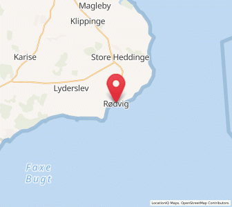 Map of Rødvig, Zealand