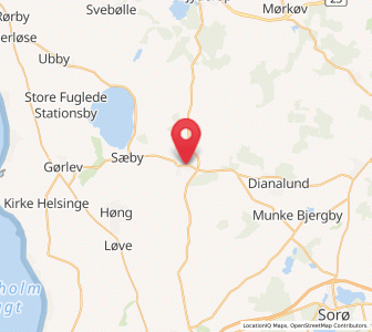 Map of Ruds-Vedby, Zealand