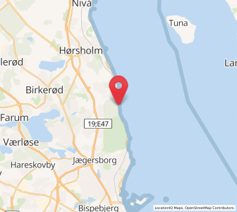 Map of Skodsborg, Capital Region