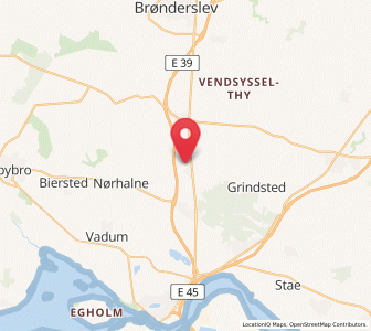 Map of Sulsted, North Denmark