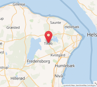 Map of Tikøb, Capital Region