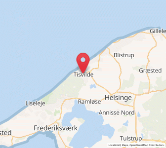 Map of Tisvilde, Capital Region