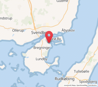 Map of Troense, South Denmark