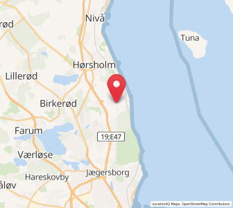 Map of Trørød, Capital Region