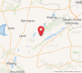 Map of Vammen, Central Jutland