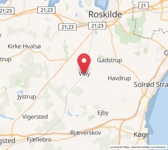 Map of Viby, Zealand