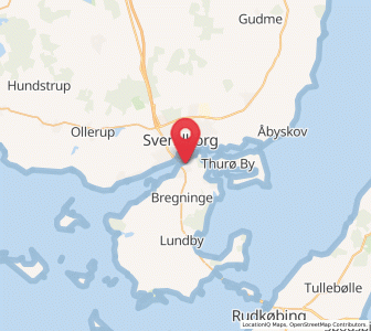 Map of Vindeby, South Denmark