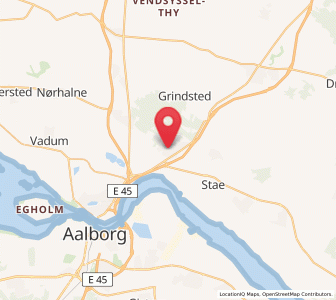 Map of Vodskov, North Denmark