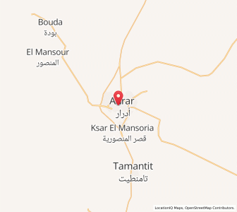 Carte : Adrar