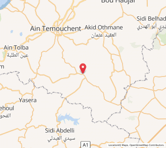 Carte : Aghlal, Aïn Témouchent