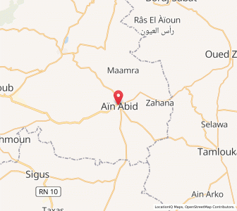 Carte : ’Aïn Abid, Constantine