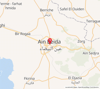 Carte : Aïn Beïda, Oum El Bouaghi